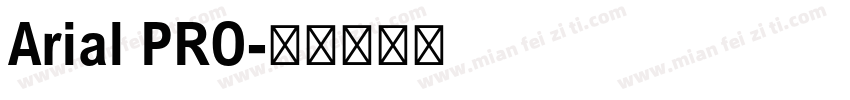 Arial PRO字体转换